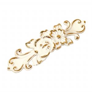 (NO.8960.96mm) 하얀장미 손잡이