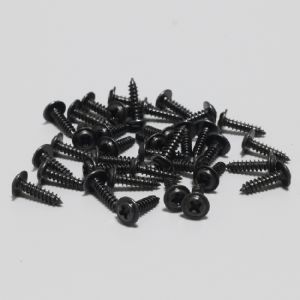 블랙 와샤형 둥근머리 피스 4x12mm (20개)