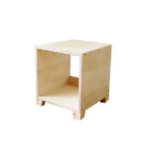 자작 공간박스 1단(4개)