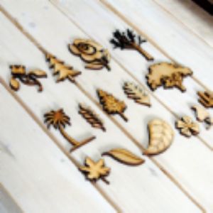 버닝아트 장식물 식물