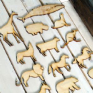 버닝아트 장식물 동물