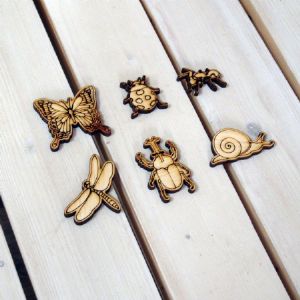 버닝아트 장식물 곤충