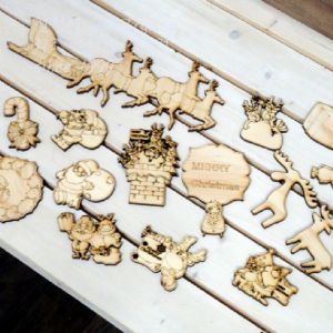 버닝아트 장식물 크리스마스