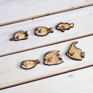 버닝아트 장식물 피쉬