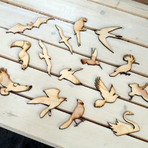 버닝아트 장식물 새