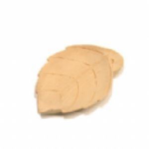 포크아트 원목 나뭇잎 찻잔 받힘