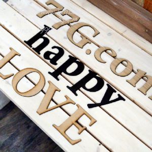 포크아트 알파벳 이니셜 장식몰딩(MDF 코팅합판 미송합판)