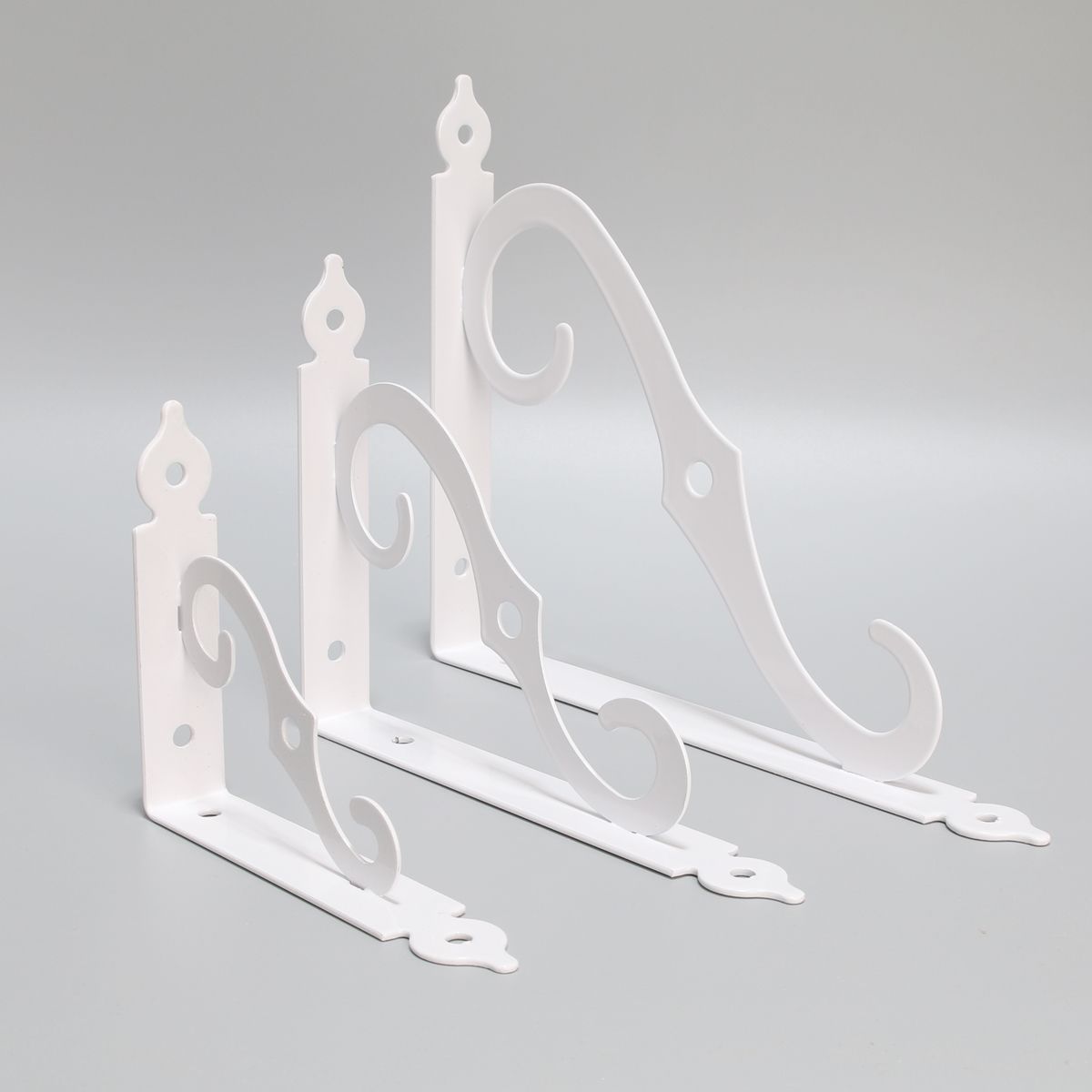 인테리어 까치발 S형 백색135x110mm 1