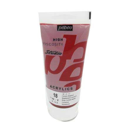 뻬베오 고점도 아크릴물감 (18) Naphtolene Carmine 100ml 1