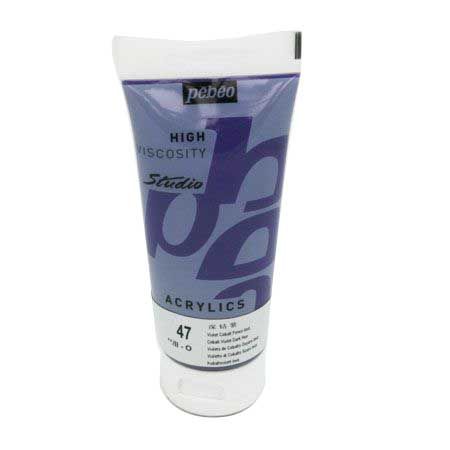 뻬베오 고점도 아크릴물감 (47) Cobalt Violet Dark Hue 100ml 1