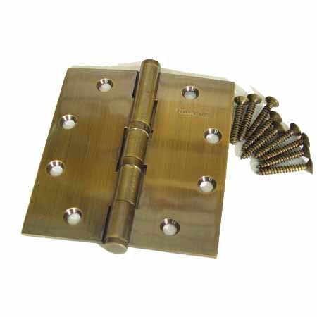 방문용 경첩 황동 안티크 4.5X4인치 (9211X647) 수입독일 1