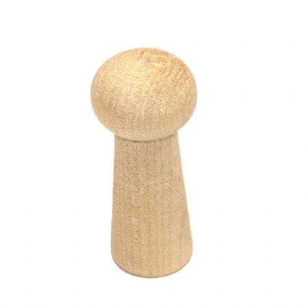 나무장식 옷걸이 버섯다보 50mm 1