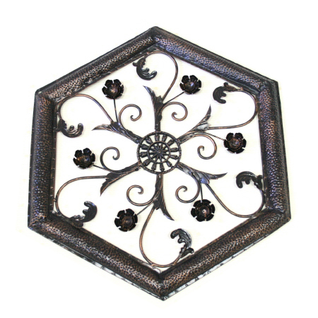 아이언 프레임플라워 벽장식(598mm) 1