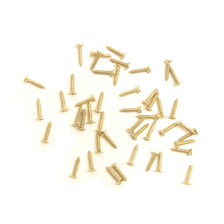 소품용 나무피스 골드 2.5X12mm 100개 1