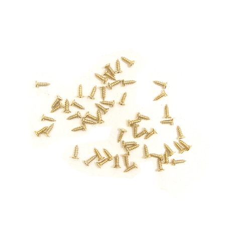 소품용 나무피스 골드 2.5X8mm 100개  1