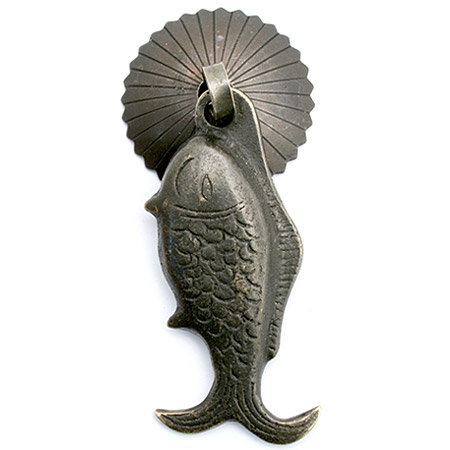 엔틱 고가구 물고기 082 (순동) 32X70mm 1