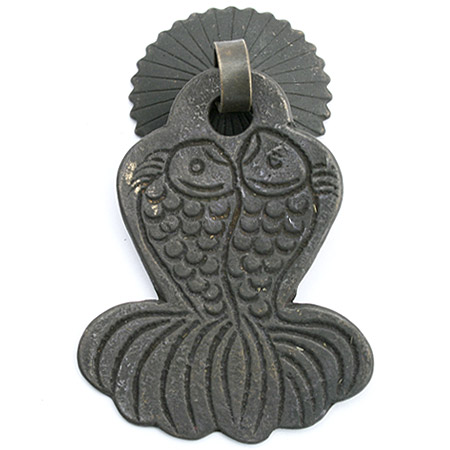 엔틱 고가구 물고기 085 (순동) 40X54mm 1