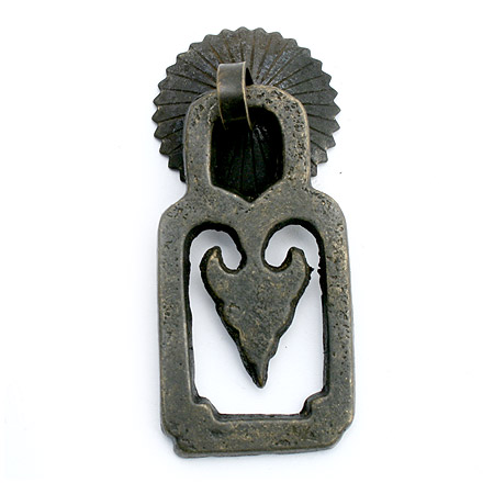 엔틱 고가구 사각 상록 (순동) 29X56mm 1