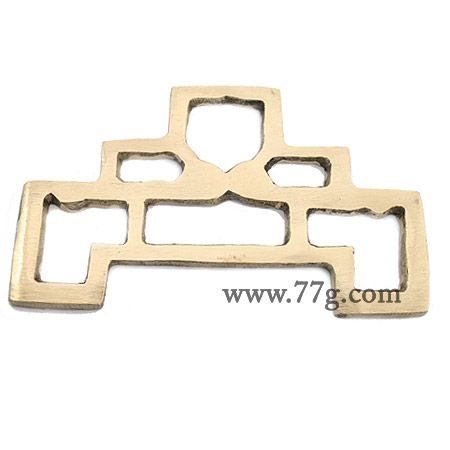 [고급]엔틱 고가구 표구걸이004 (순동)129mm*74mm 1