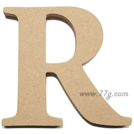 포크아트 (110x110mm) 알파벳 이니셜(initial) 영문 대문자 R 1