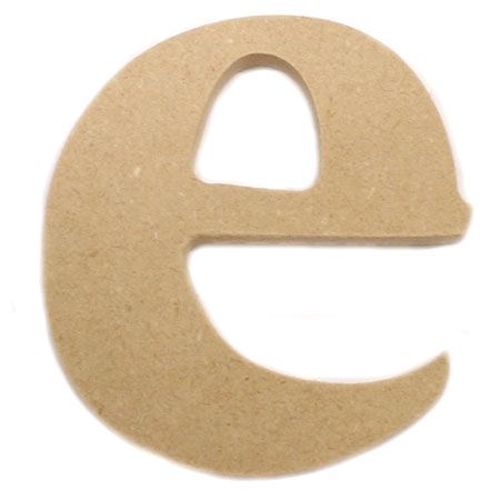 포크아트 (110x110mm) 알파벳 이니셜(initial) 영문 소문자  e 1