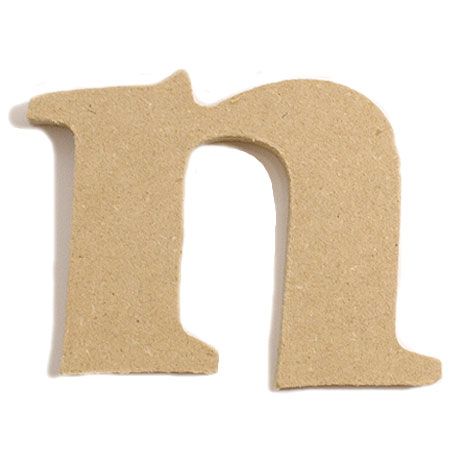 포크아트 (110x110mm) 알파벳 이니셜(initial) 영문 소문자  n 1