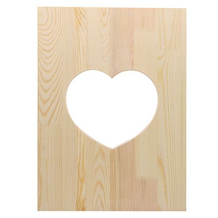 원목 캐릭터 하트 홀[원목] 1