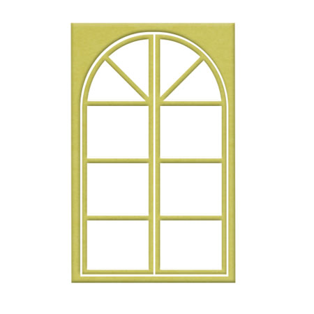 프로방스 창문 라운드헤드 1