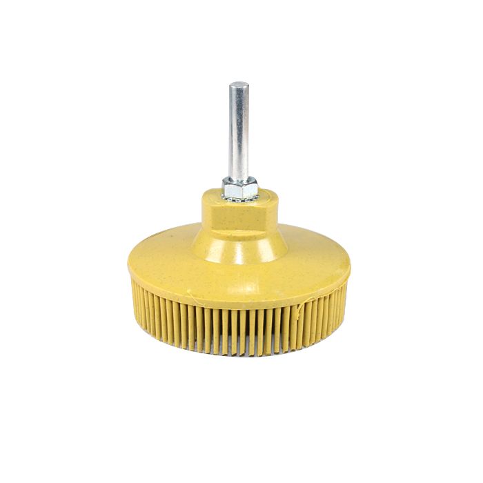 전동드릴용 녹제거 브러쉬 80방(노란색) 1