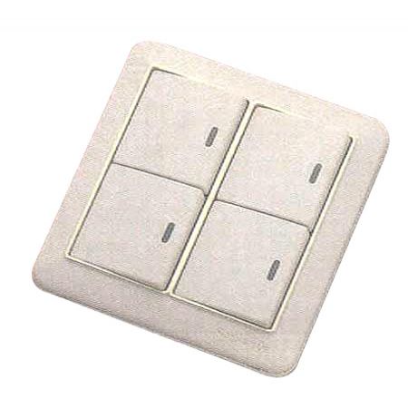 텀블러 백색 매입 스위치 2로 4구 1