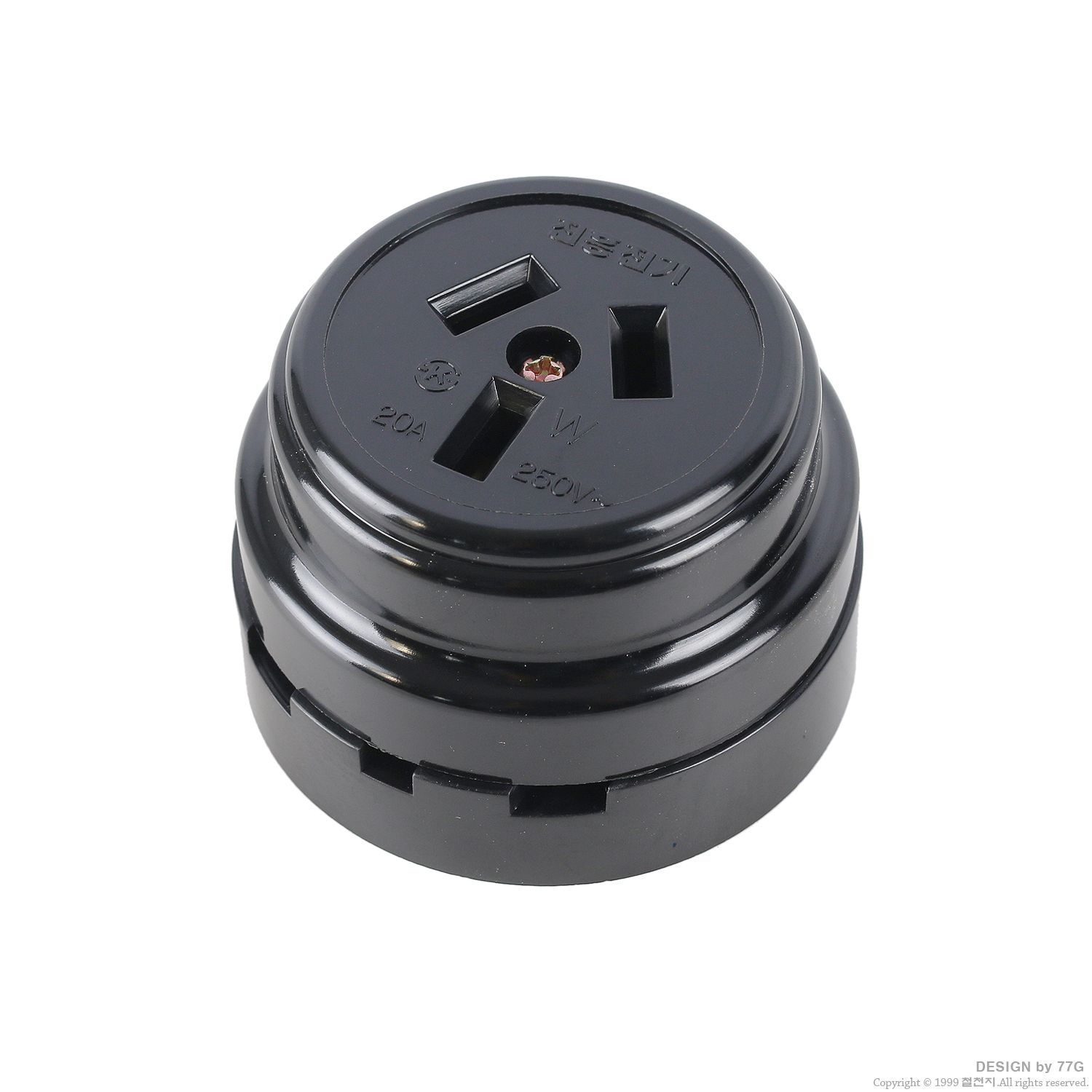 3구 노출 콘센트 250V 20A 1