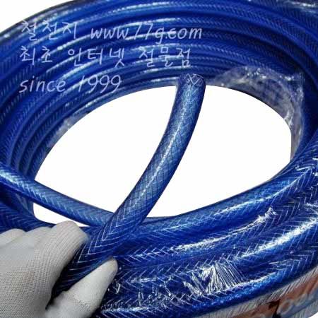 가정용 백색편사 물호스(특고압) 1M당 1