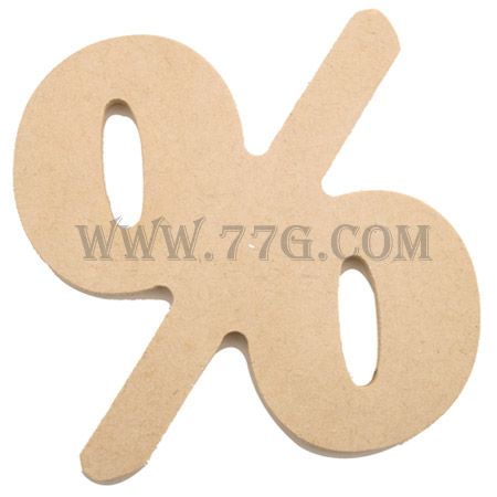 포크아트 (110x110mm) 특수문자 이니셜(initial) 퍼센트 1