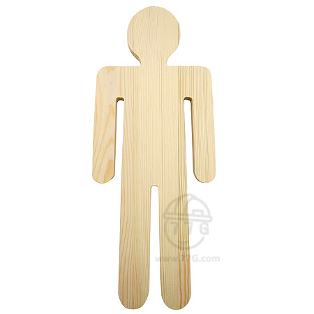 원목 포크아트 재료 남자 두께(15mm) 1