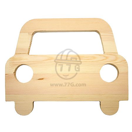 원목 포크아트 재료 자동차 두께(15mm) 1