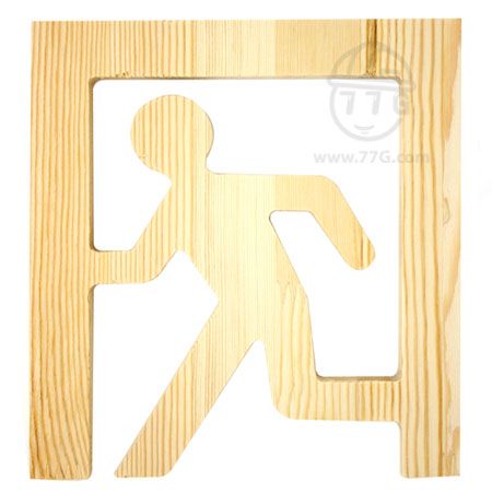 원목 포크아트 재료 비상구 두께(15mm) 1