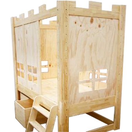 스마트 원목 다락방 침대 1