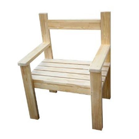 프로방스 원목 베란다 장식 의자