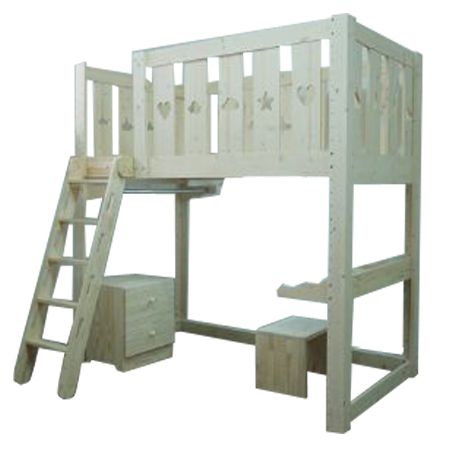 스마트 벙커 침대 (서랍장,책상,옷걸이세트) 1