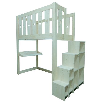 스마트 2층 침대 (사이드 스텝, 책상 세트) 1