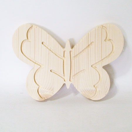 원목 나비 문양 대 손잡이 대용가능 두께(15mm) 1