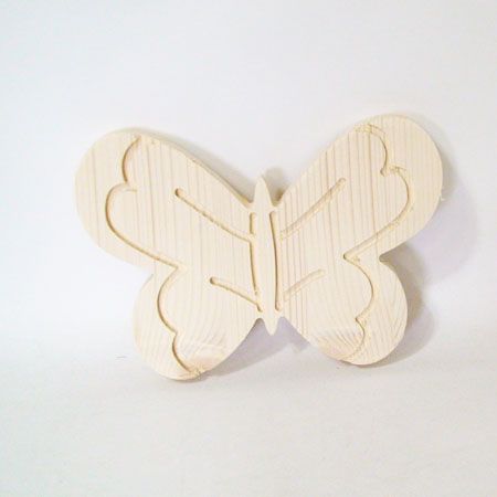 원목 나비 문양 중 손잡이 대용가능 두께(15mm) 1