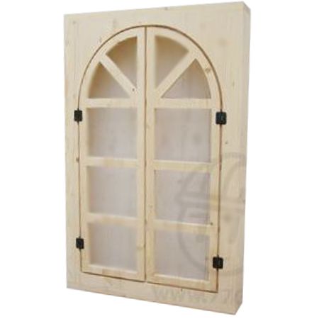 웨스턴 원목 프로방스 창문 1