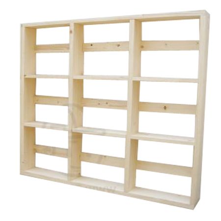 웨스턴 원목 프로방스 북쉘프 1