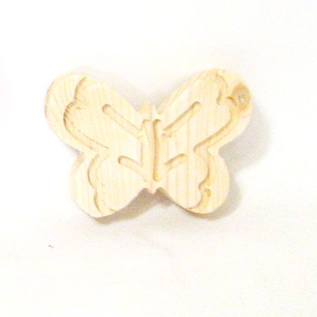 원목 나비 문양 소 손잡이 대용가능  두께(15mm) 1