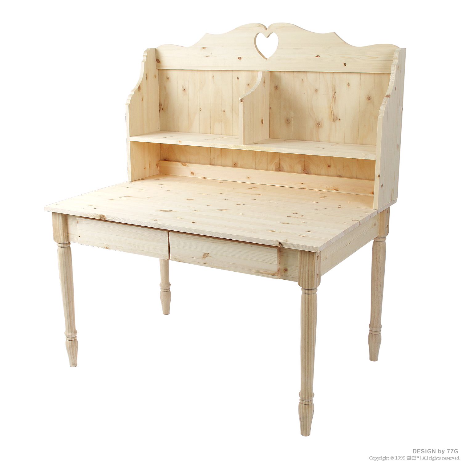 유로 서랍 원목 책꽂이 책상 1