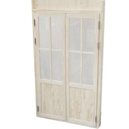 크로스 도어 양쪽 미닫이 중문