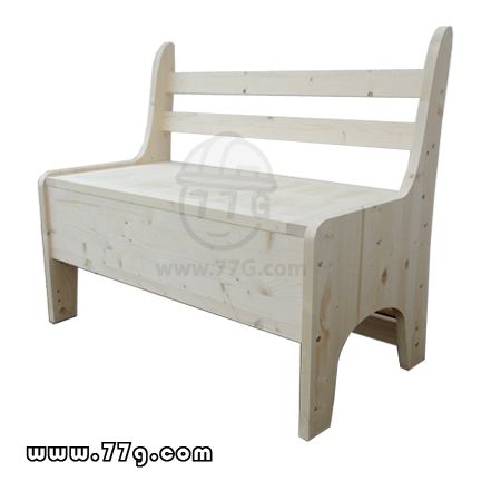 벤치형 간편조립 원목수납의자 1