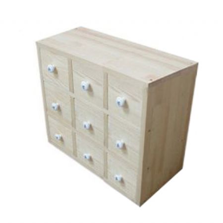 웰리빙 약장 3단 9칸 18mm