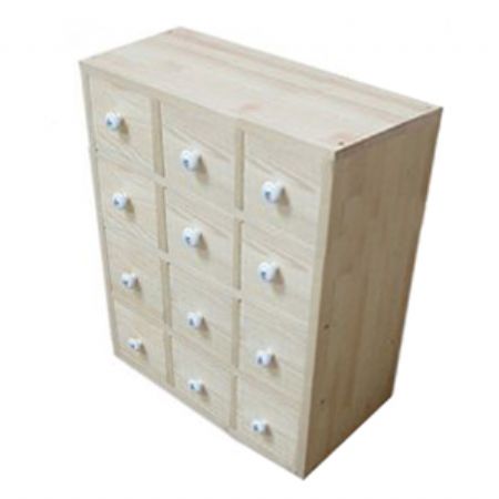 웰리빙 약장 4단 12칸 18mm